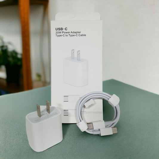 CARGADOR 20W USB-C CON CABLE